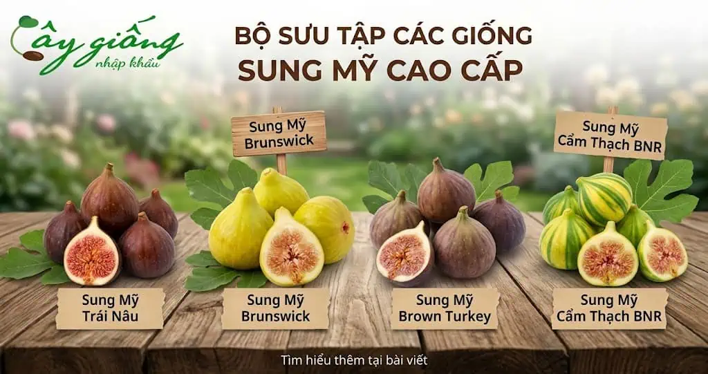 Tổng hợp các giống sung Mỹ dễ trồng