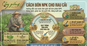 Cách Bón NPK Cho Rau Cải Chuẩn, Hiệu Quả, Tăng Năng Suất