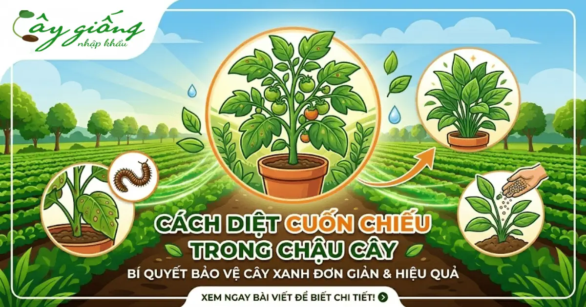 Cách Diệt Cuốn Chiếu Trong Chậu Cây Hiệu Quả Và An Toàn
