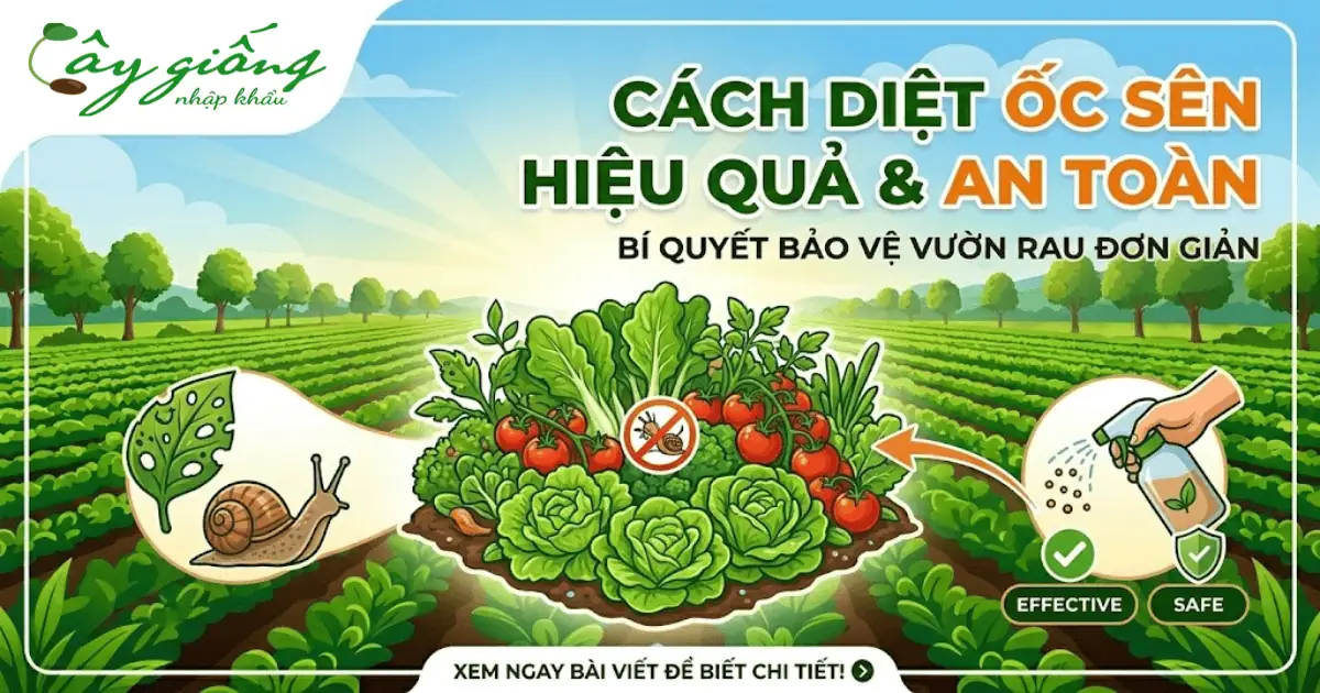 Cách Diệt Ốc Sên Hiệu Quả, An Toàn Cho Vườn Cây