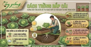 Hướng Dẫn Cách Trồng Bắp Cải Năng Suất Cao, Cuộn Chặt
