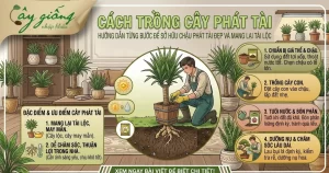 Cách Trồng Cây Phát Tài Tại Nhà Đơn Giản, Xanh Tốt