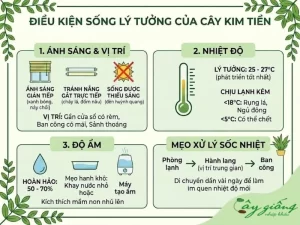 Chia Sẻ Cách Chăm Sóc Cây Kim Tiền Xanh Tốt, Ra Hoa Đẹp