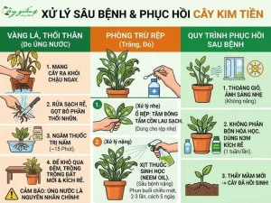 Chia Sẻ Cách Chăm Sóc Cây Kim Tiền Xanh Tốt, Ra Hoa Đẹp
