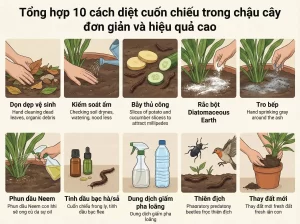Cách Diệt Cuốn Chiếu Trong Chậu Cây Hiệu Quả Và An Toàn