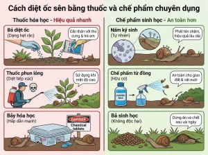 Cách Diệt Ốc Sên Hiệu Quả, An Toàn Cho Vườn Cây