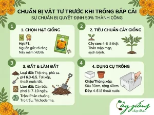 Hướng Dẫn Cách Trồng Bắp Cải Năng Suất Cao, Cuộn Chặt