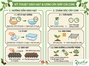 Hướng Dẫn Cách Trồng Bắp Cải Năng Suất Cao, Cuộn Chặt