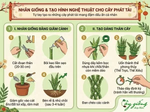 Cách Trồng Cây Phát Tài Tại Nhà Đơn Giản, Xanh Tốt