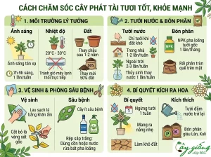 Cách Trồng Cây Phát Tài Tại Nhà Đơn Giản, Xanh Tốt