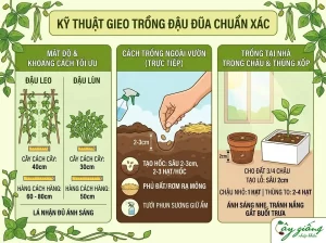 Hướng Dẫn Cách Trồng Đậu Đũa Chuẩn, Sai Quả, Ít Sâu Bệnh