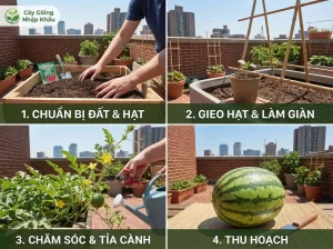 | Tháng 4 2026 Cách Trồng Dưa Hấu Cho Quả To, Ngọt Lịm, Năng Suất Cao