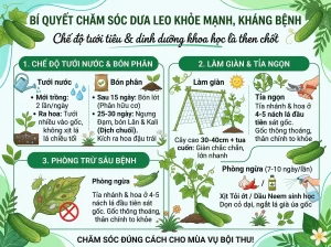 Cách Trồng Dưa Leo Tại Nhà Đúng Kỹ Thuật, Sai Trĩu Quả