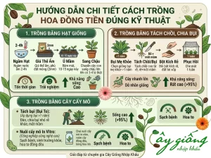 Bật Mí Cách Trồng Hoa Đồng Tiền Nở Đẹp, Đúng Kỹ Thuật