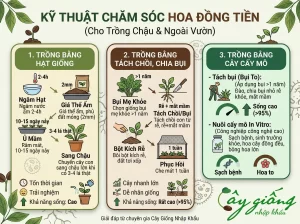 Bật Mí Cách Trồng Hoa Đồng Tiền Nở Đẹp, Đúng Kỹ Thuật