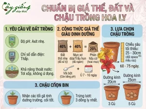 | Tháng 4 2026 Hướng Dẫn Cách Trồng Hoa Ly Đẹp, Nở To Đúng Dịp Tết Từ A-Z