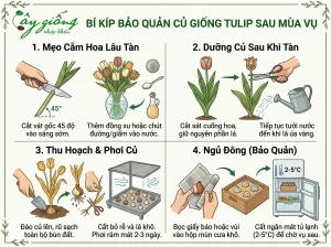 Cách Trồng Hoa Tulip Đơn Giản, Dễ Chăm, Nở Đẹp Mê Ly