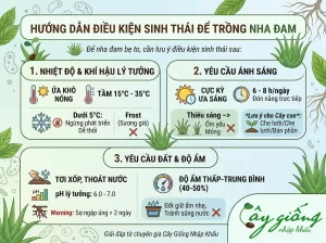 Cách Trồng Nha Đam Bẹ To, Mọng Nước, Chuẩn Kỹ Thuật