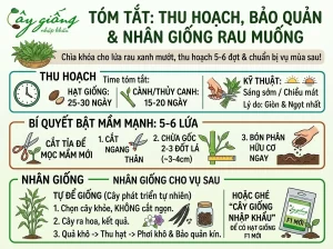 Cách Trồng Rau Muống Nhanh Thu Hoạch, Xanh Mướt Tại Nhà