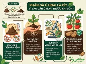 Hướng Dẫn Cách Ủ Phân Gà Nhanh Hoai Mục Tại Nhà Cực Dễ