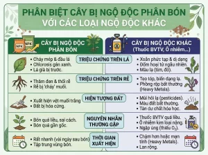 Nguyên Nhân Cây Bị Ngộ Độc Phân Bón Và Cách Giải Độc
