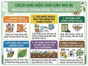 Nguyên Nhân Cây Bị Ngộ Độc Phân Bón Và Cách Giải Độc