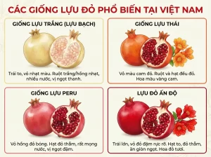 Nên Trồng Giống Lựu Nào? Top 8 Giống Lựu Dễ Trồng, Trĩu Quả