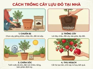 Nên Trồng Giống Lựu Nào? Top 8 Giống Lựu Dễ Trồng, Trĩu Quả