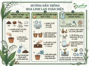 Cách Trồng Hoa Linh Lan Chuẩn Kỹ Thuật, 100% Ra Hoa