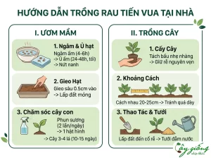 Cách Trồng Rau Tiến Vua Tại Nhà Đơn Giản, Năng Suất Cao
